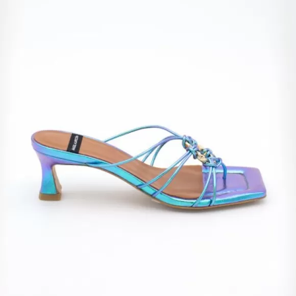 Best Sale Ángel Alarcón Alexia - Iridiscence Strappy Sandals With Padded Insole