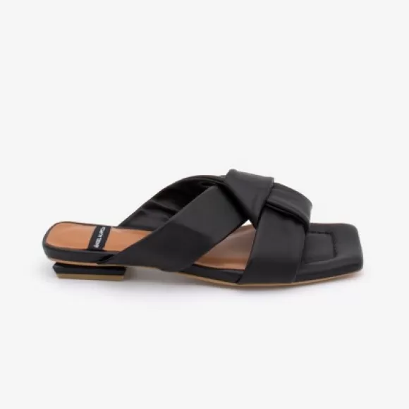 Cheap Ángel Alarcón Amos - Padded Leather Flat Sandals