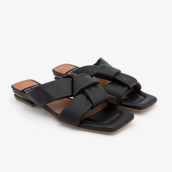 Cheap Ángel Alarcón Amos - Padded Leather Flat Sandals