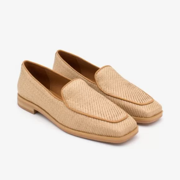 Best Sale Ángel Alarcón Bayan - Raffia And Leather Woman Moccasin