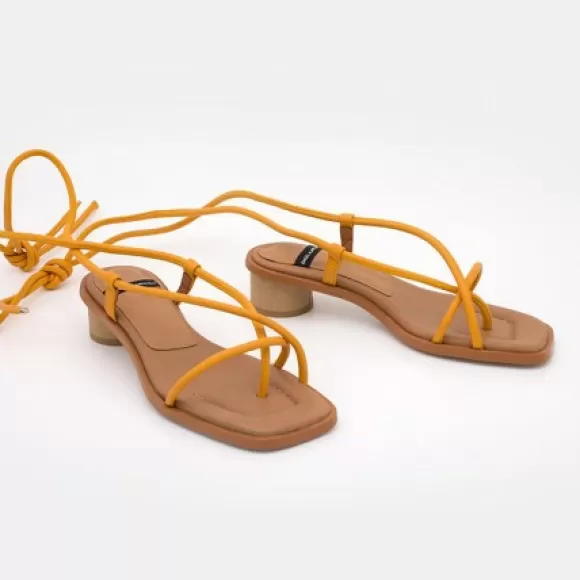 Discount Ángel Alarcón Christie - Lace-Up Foamed Sandals