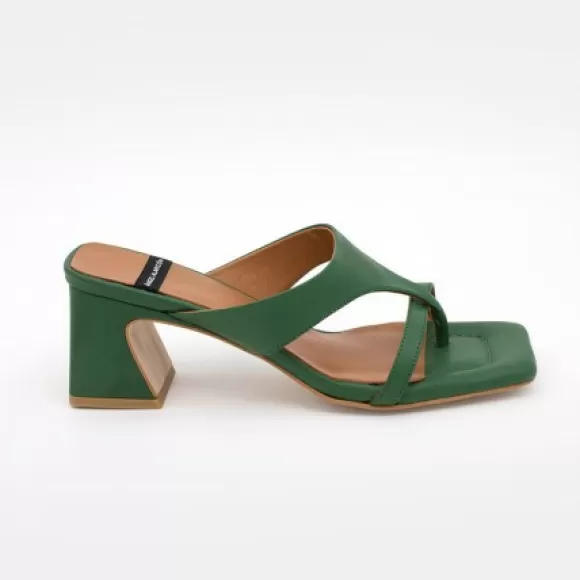 Best Ángel Alarcón Claudine - Leather Low Heel Sandal