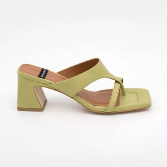 Best Sale Ángel Alarcón Claudine - Leather Low Heel Sandal