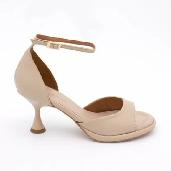 New Ángel Alarcón Dennis - D'Orsay Leather Sandals With Desing Cone Heel