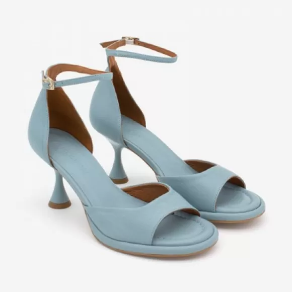 Discount Ángel Alarcón Dennis - D'Orsay Leather Sandals With Desing Cone Heel