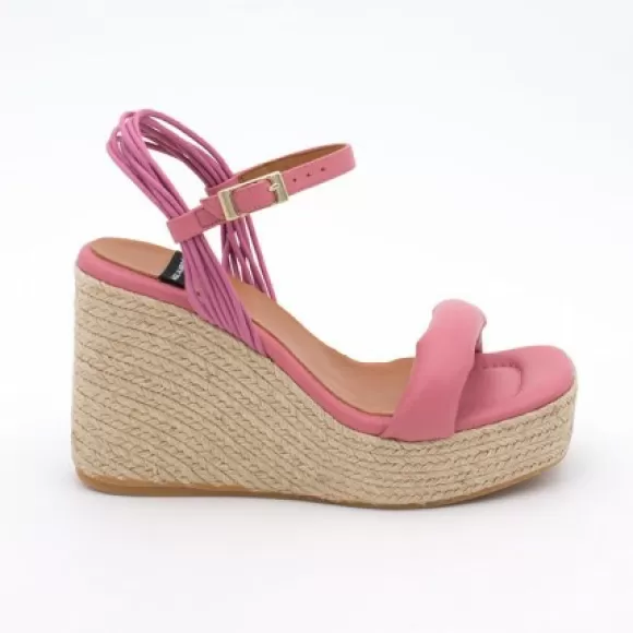 Outlet Ángel Alarcón Diane - Foamed Wedge Leather Sandals