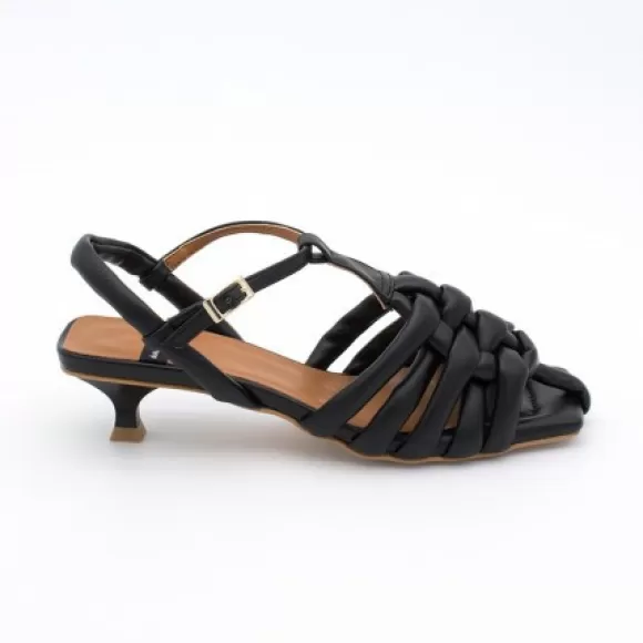 Sale Ángel Alarcón Donna - Low Heel Strappy Sandals