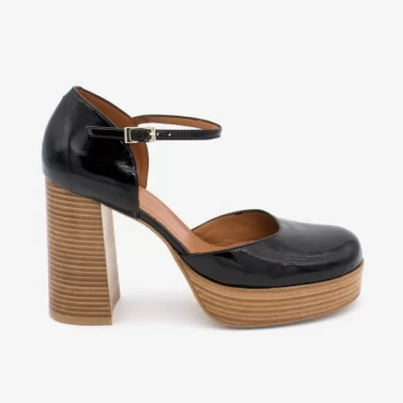 Shop Ángel Alarcón Gloria - D'Orsay Platform With Block Heel