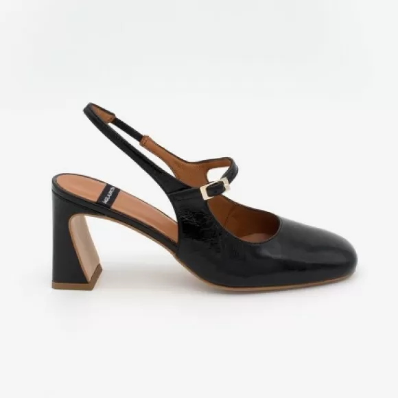 Sale Ángel Alarcón Jaden - Shiny Leather Sling Back Mary Jane