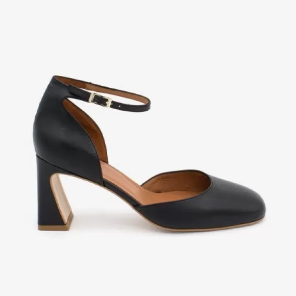 Shop Ángel Alarcón Jalena: Leather Ankle Strap D'Orsay With Comfortable Heel