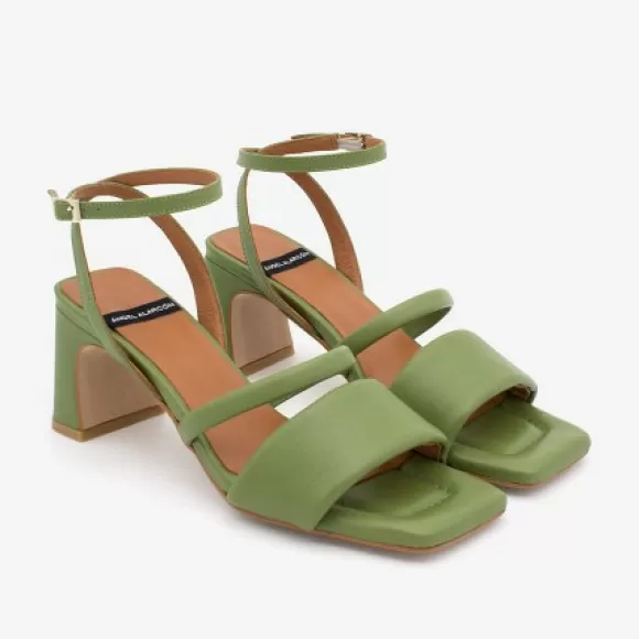 New Ángel Alarcón Jelis - Ankle Strap Leather Padded Sandals