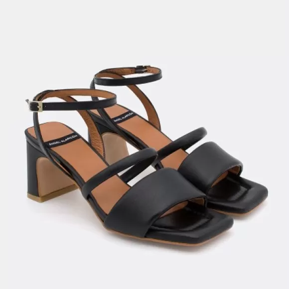 Store Ángel Alarcón Jelis - Ankle Strap Leather Padded Sandals