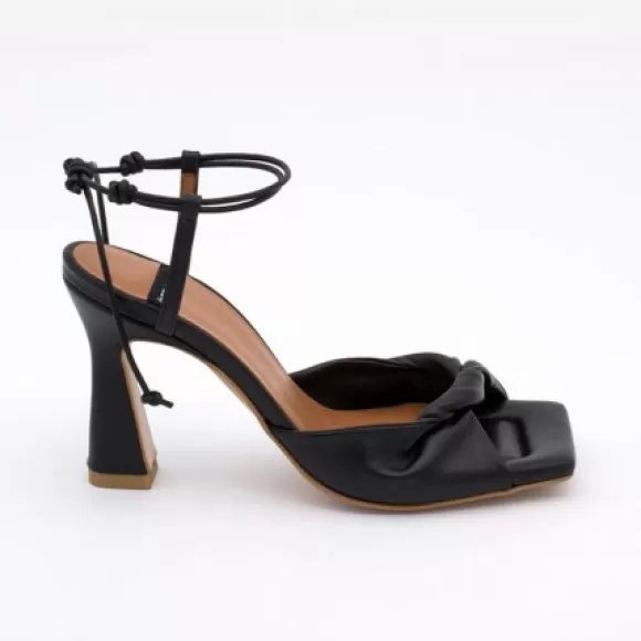 Outlet Ángel Alarcón Karyn - Leather High Heel Sandals With Padded Insole