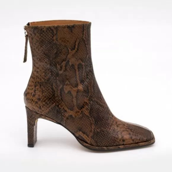 Sale Ángel Alarcón Lauryn - Leather Heeled Ankle Boots