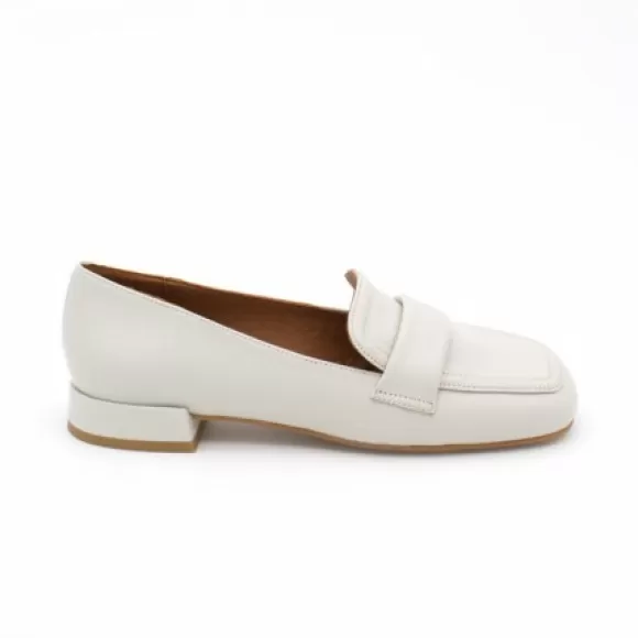 Outlet Ángel Alarcón Lisa - Leather Rounded Toe Leather Woman Mocassin