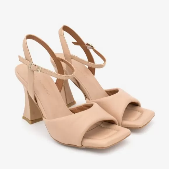 Flash Sale Ángel Alarcón Maeva - Leather Ankle Strap Foamed Sandals