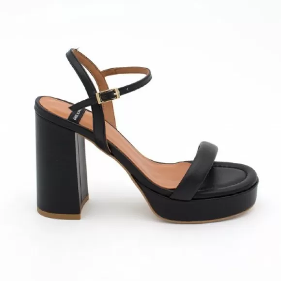 Discount Ángel Alarcón Mandy - Leather Foamed Sandals With Platform & High Heels