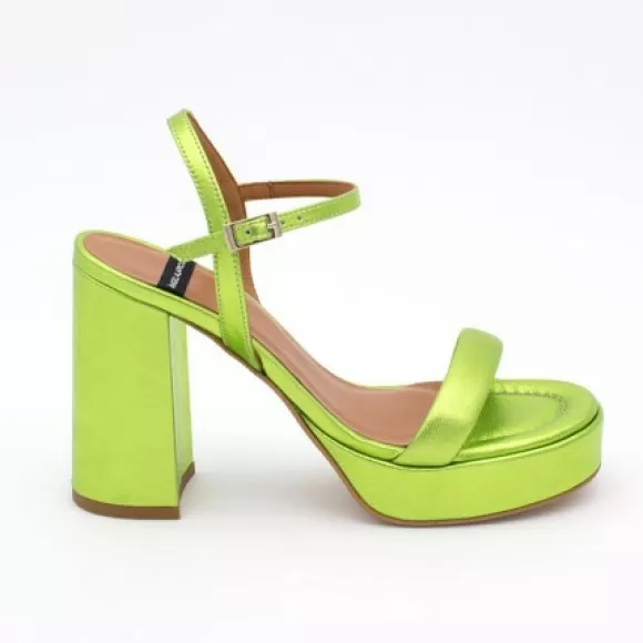 Cheap Ángel Alarcón Mandy - Leather Sandals With Platform & High Heels