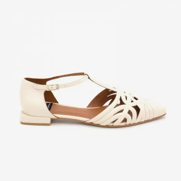 Best Sale Ángel Alarcón Namia - Leather Flat T-Strap D'Orsay