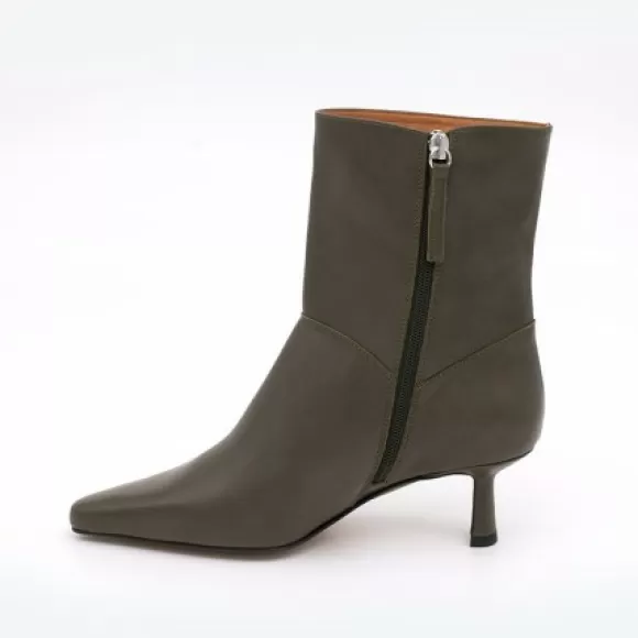 Clearance Ángel Alarcón Nina - Leather Slow Heel Ankel Boots