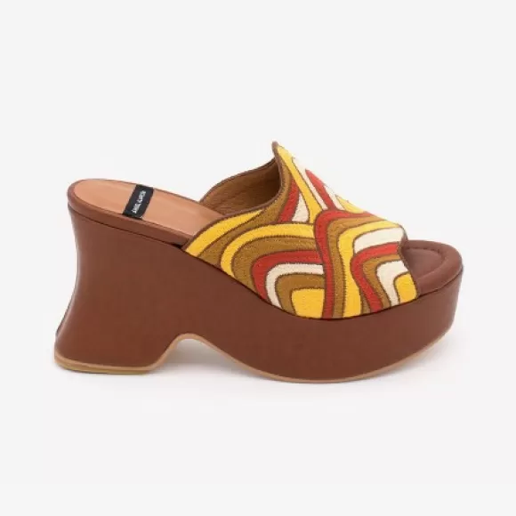 Outlet Ángel Alarcón Oldana - Woman Wedge Multicolour Mule