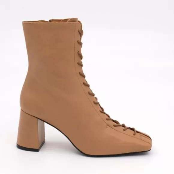 Hot Ángel Alarcón Pacuare - Ankle Boots With Laces And Zipper, Wide Heels