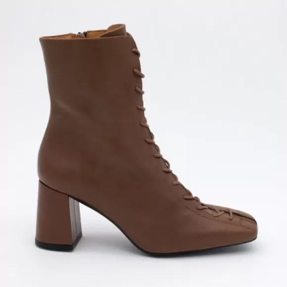 Sale Ángel Alarcón Pacuare - Ankle Boots With Laces And Zipper, Wide Heels