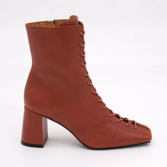 Best Ángel Alarcón Pacuare - Ankle Boots With Laces And Zipper, Wide Heels