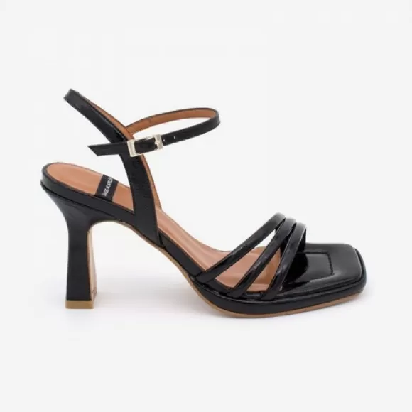 Best Sale Ángel Alarcón Peiron - Shiny Leather Ankle Strap Sandals