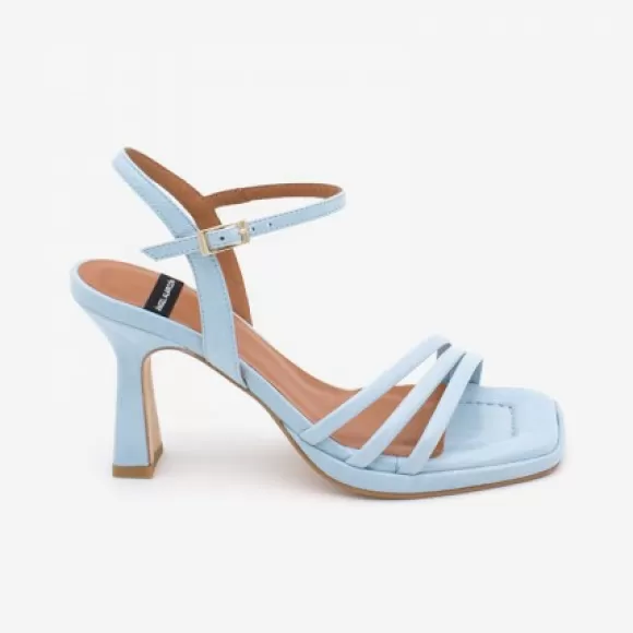 Discount Ángel Alarcón Peiron - Shiny Leather Ankle Strap Sandals