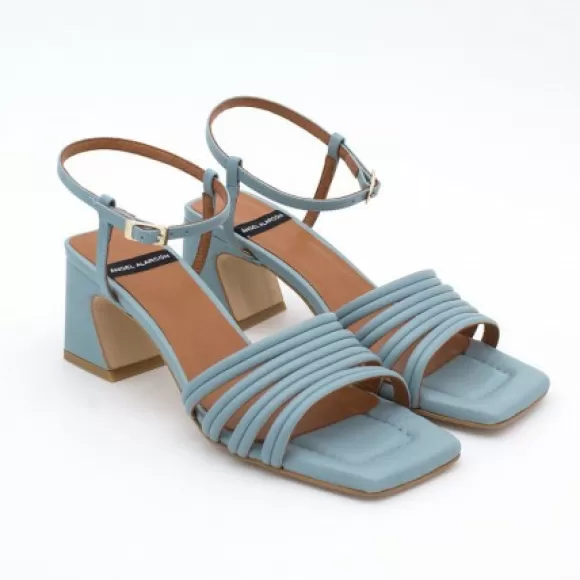 Best Ángel Alarcón Roberts - Leather Strap Sandals With Medium Heel