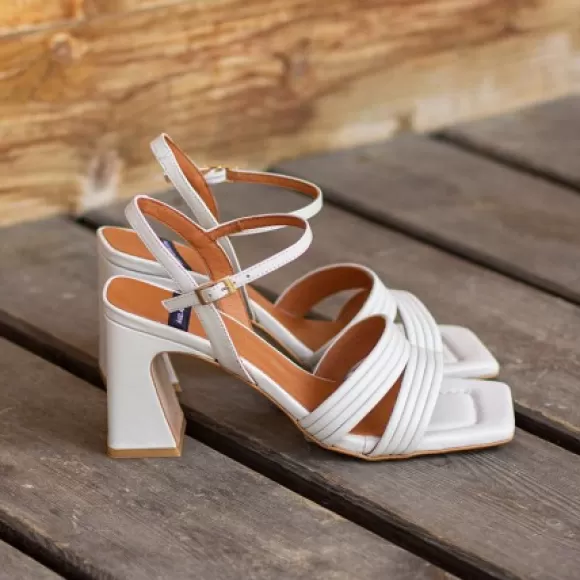 Discount Ángel Alarcón Robyn - Leather Strap Sandals With High Heels