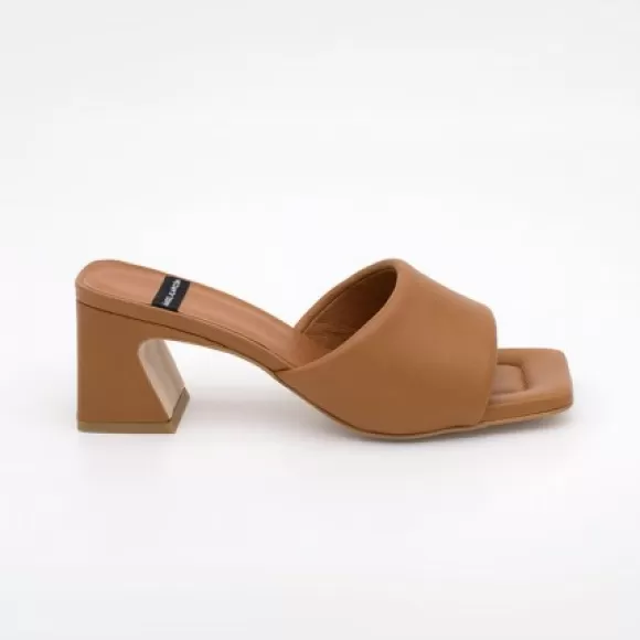 Store Ángel Alarcón Streep - Leather Foamed Heel Mule