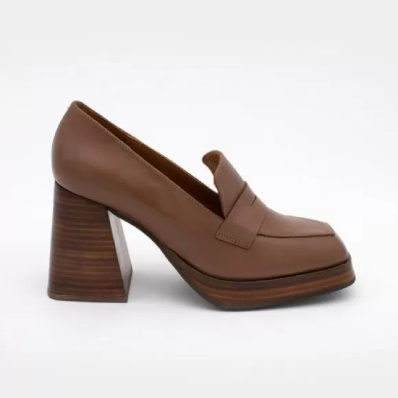 Hot Ángel Alarcón Tular - Women's Chunky Heels & Platforms Leather Moccasins