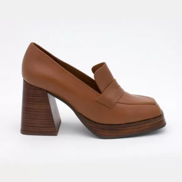 Sale Ángel Alarcón Tular - Women's Chunky Heels & Platforms Leather Moccasins