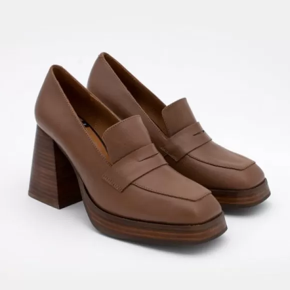 Hot Ángel Alarcón Tular - Women's Chunky Heels & Platforms Leather Moccasins