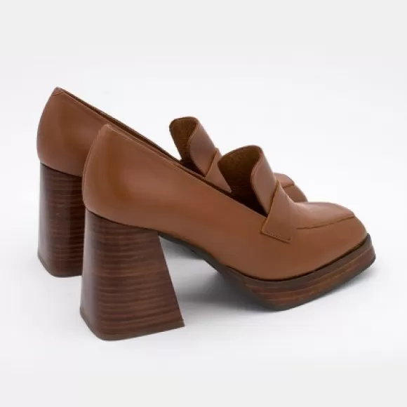 Sale Ángel Alarcón Tular - Women's Chunky Heels & Platforms Leather Moccasins