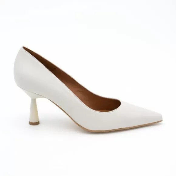 Clearance Ángel Alarcón Vega - Lether Stiletto With A Round Conical Heel Design