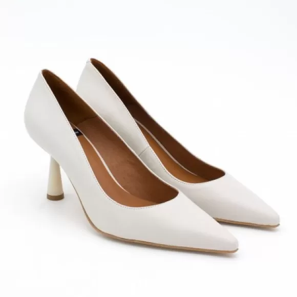 Clearance Ángel Alarcón Vega - Lether Stiletto With A Round Conical Heel Design